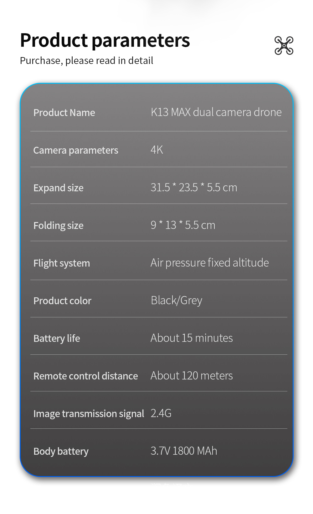 XKJ-K13-MAX-WiFi-FPV-mit-HD-Doppelkamera-Altitude-Hold-Headless-Mode-zusammenklappbare-RC-Drohne-Qua-2016511-16